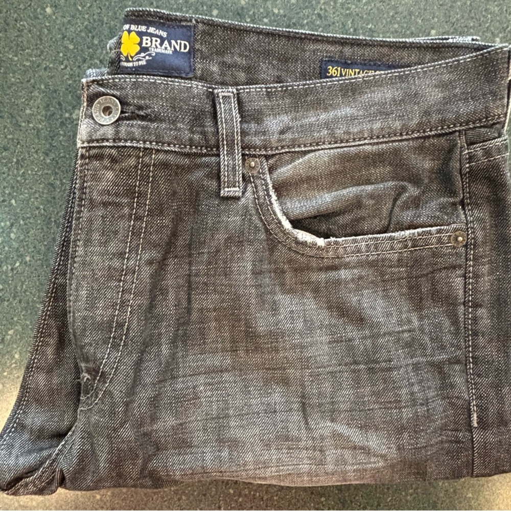 Lucky Brand Black Straight Jeans
